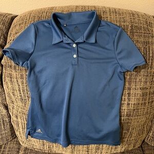 Blue Adidas Polo/Golf Shirt for boys